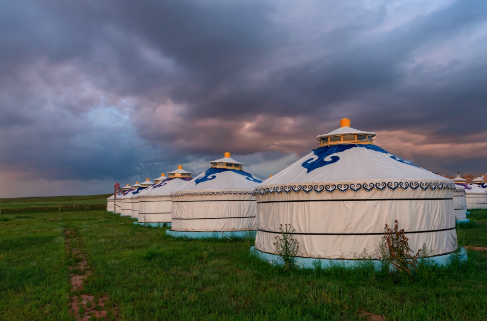 内モンゴル　パオ・ゲル